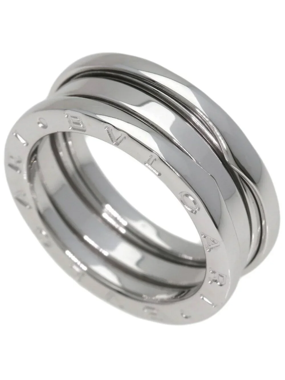Bvlgari B-zero One Band 53 Ring 18k White Gold